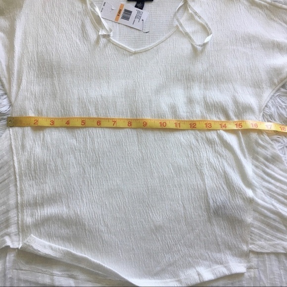 Jessica Simpson off white high low blouse Small - Picture 4 of 10